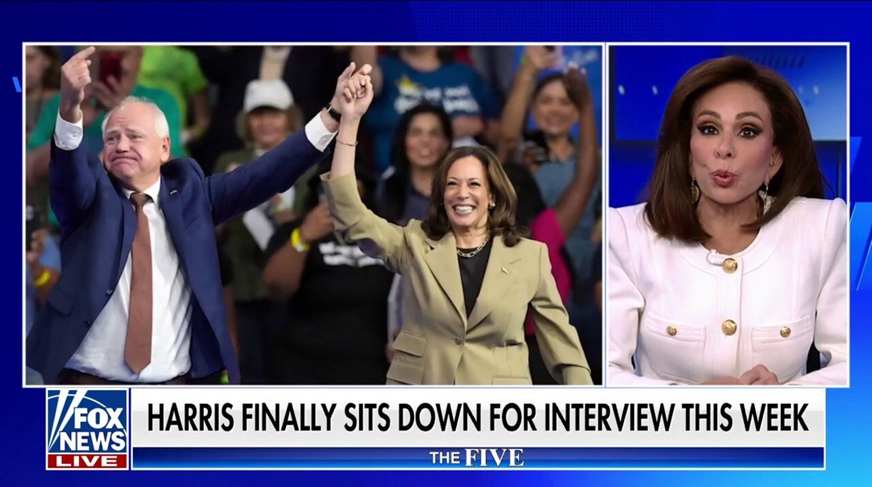 Kamala Harris and Tim Walz Face Joint CNN Interview After Weeks of Press Avoidance