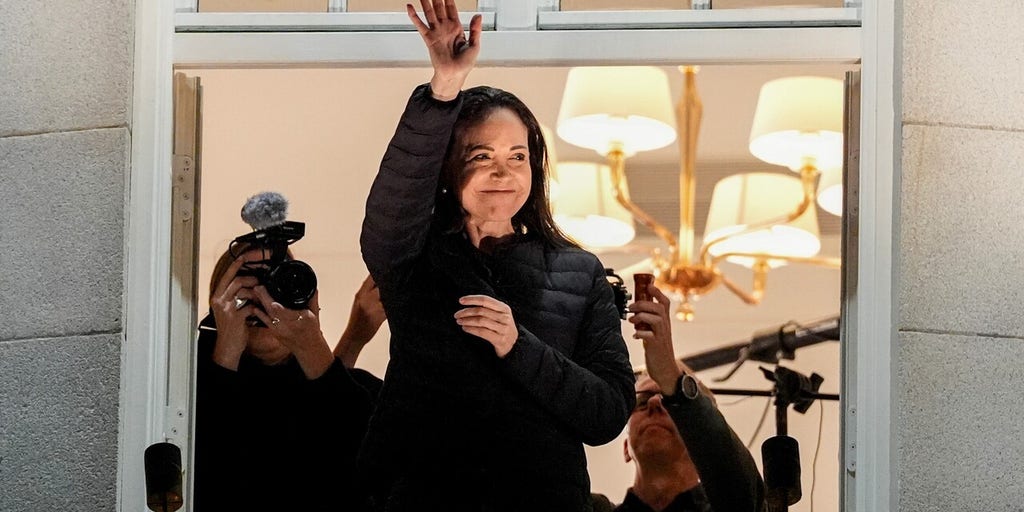 María Corina Machado presente en Oslo