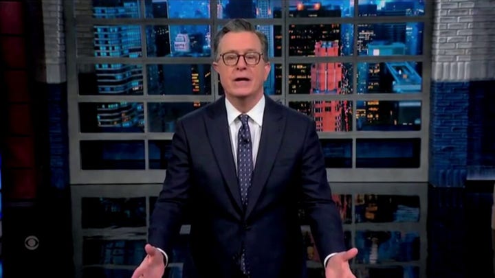 Colbert mocks ABC News' 'stupid' settlement with Donald Trump.