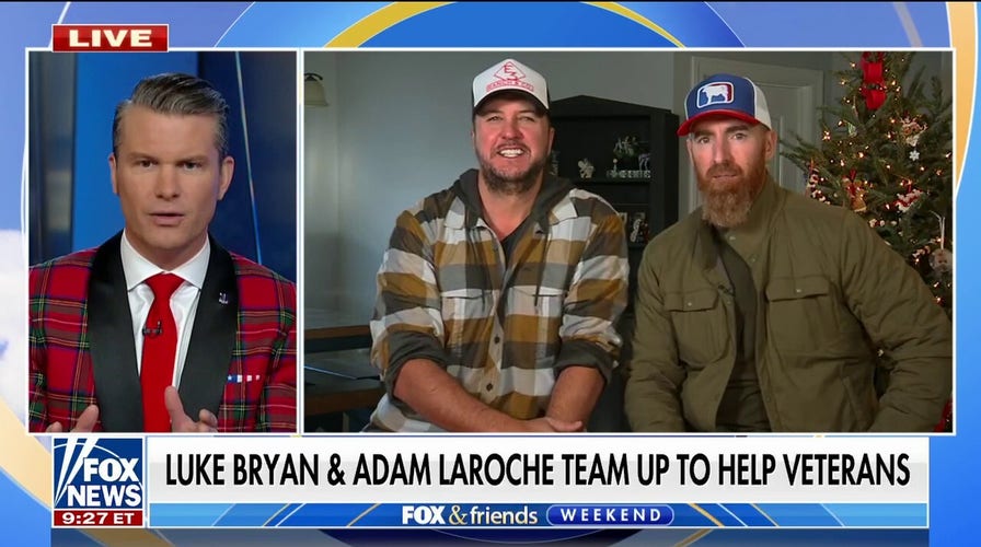 Country music star Luke Bryan, former MLB star Adam LaRoche join forces to raise money for America's heroes