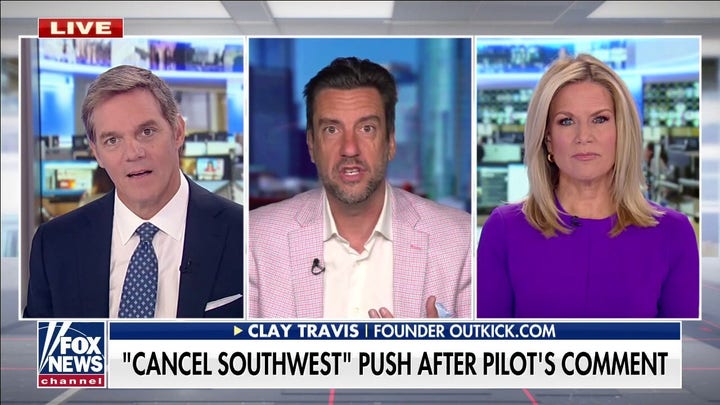Clay Travis: Southwest Airlines probing pilot’s anti-Biden joke shows ‘everyday America is getting more insane’