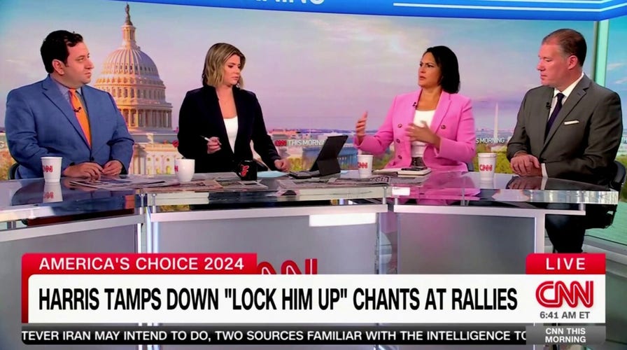 Kamala Harris' staff 'uncomfortable' about 'Lock him up' chants against Trump, says CNN reporter