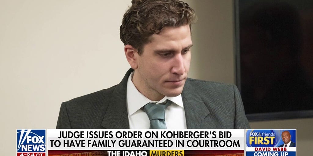 Judge issues order on Bryan Kohberger's request to have family in courtroom