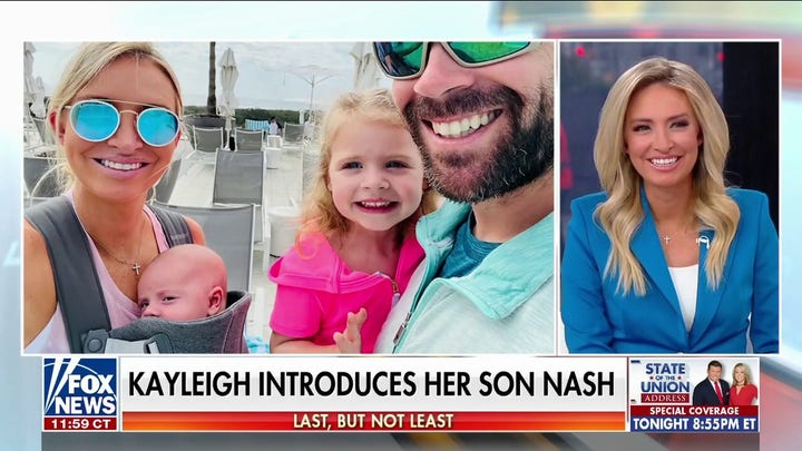 Kayleigh McEnany introduces newborn baby boy Nash