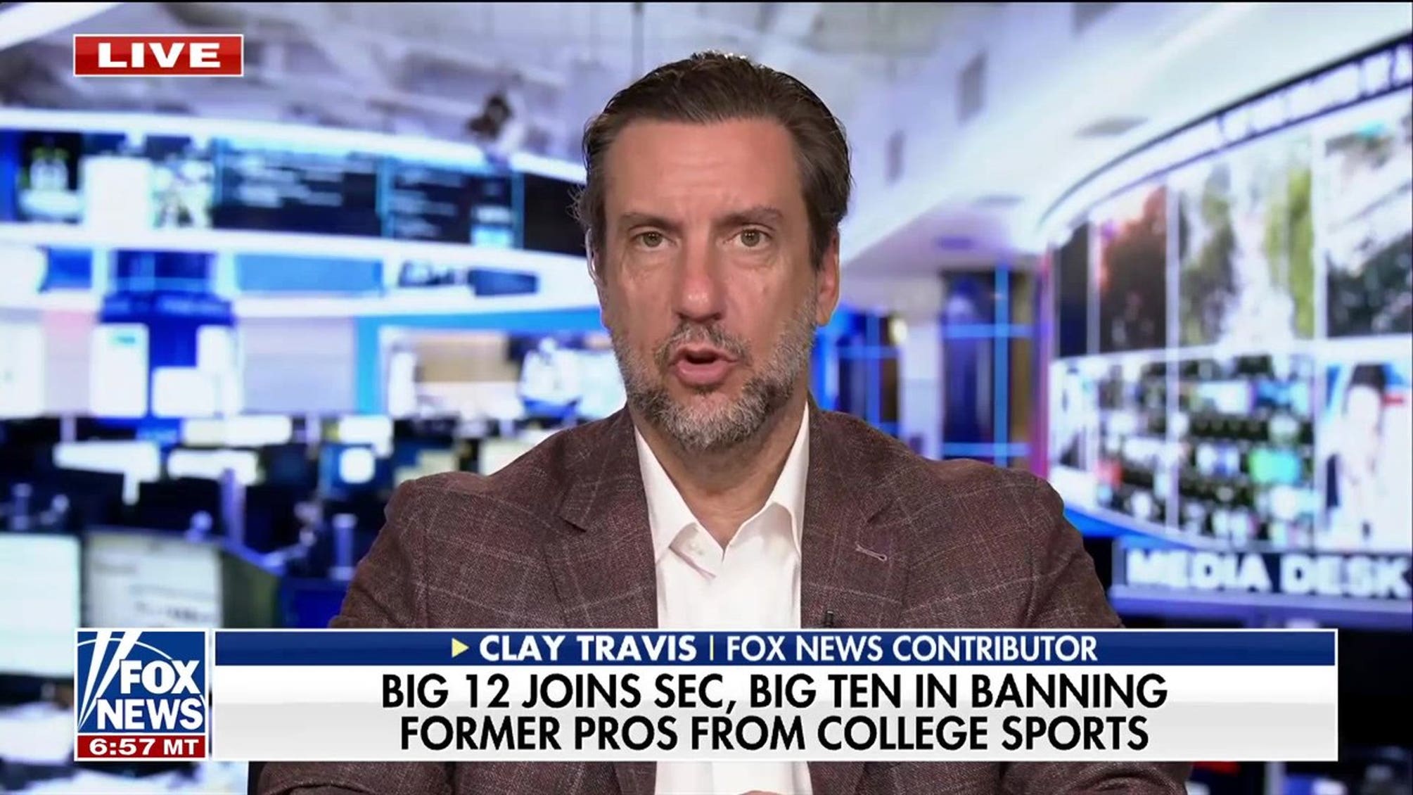 Big 12 joins SEC, Big Ten in banning former pros from college sports
