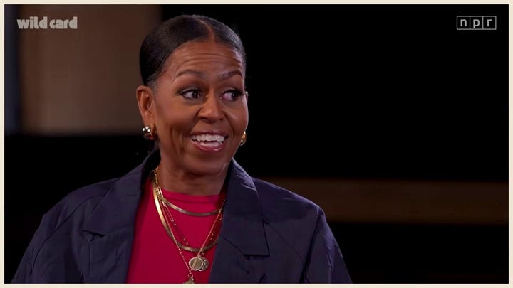 Michelle Obama scoffs at divorce rumors