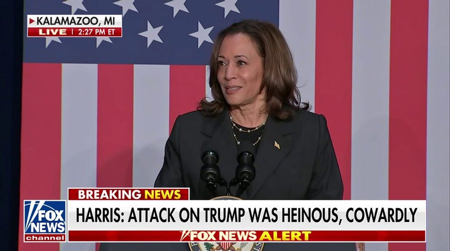 VP Harris addresses Trump assassination attempt: A 'heinous' and 'cowardly act'