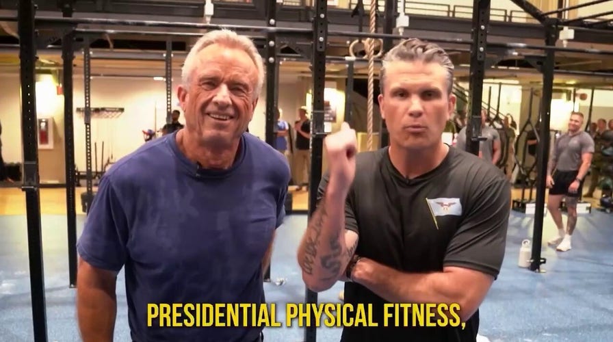 RFK Jr., Hegseth compete in workout challenge at DoD. 