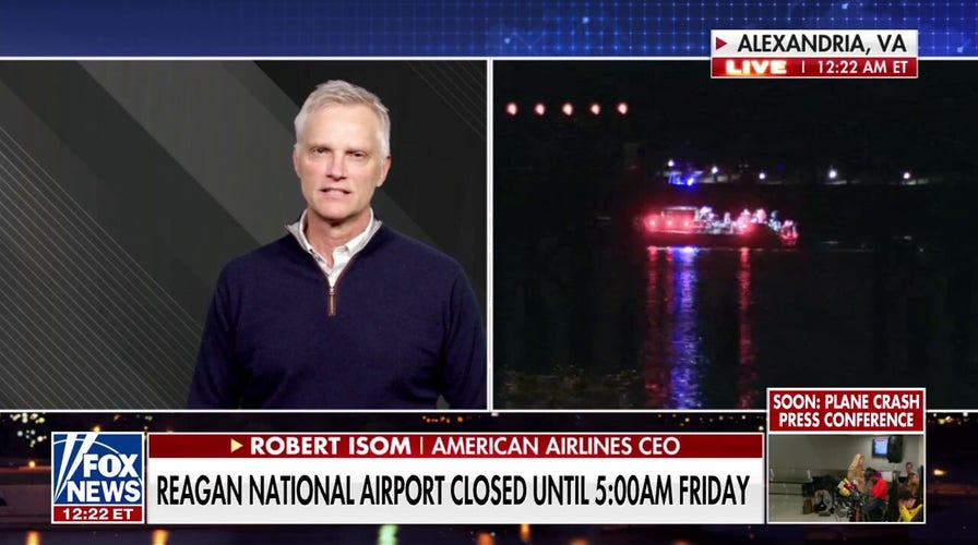 American Airlines CEO expresses 'deep sorrow' after midair collision