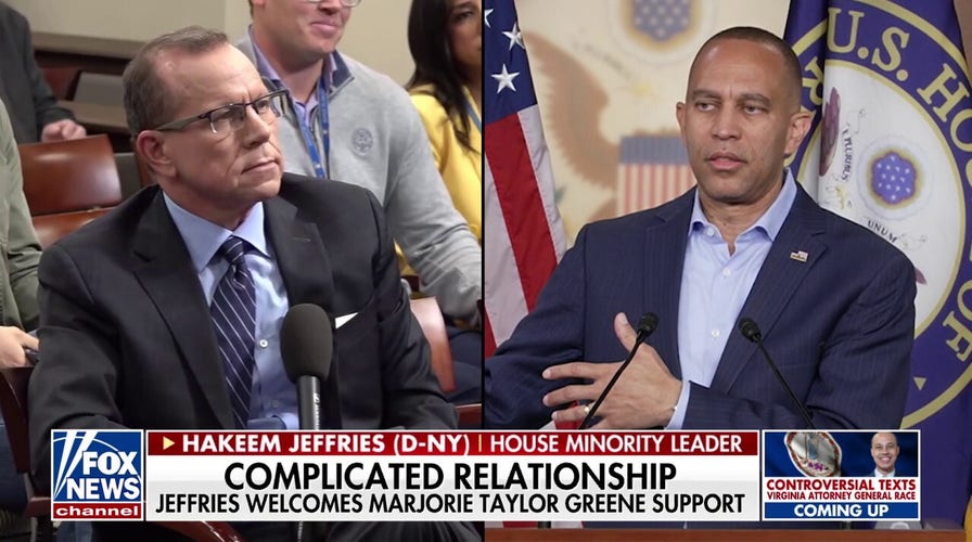 This is what Dem House Minority Leader Hakeem Jeffries and Marjorie Taylor Greene agree on