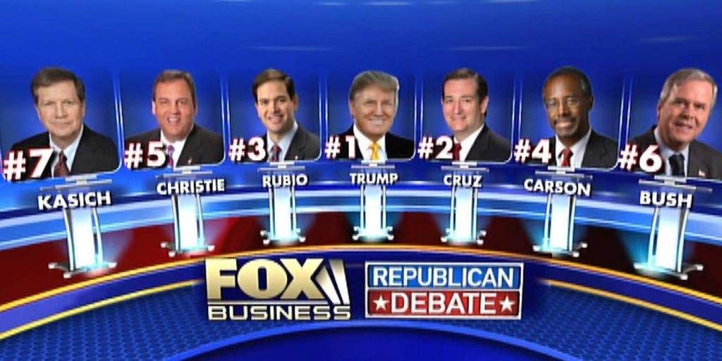 FBN GOP debate lineup revealed | Fox News Video