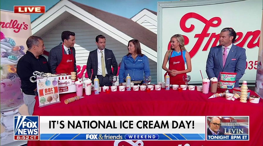  ‘Fox & Friends’ celebrates National Ice Cream Day with Friendly’s