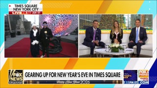 Times Square prepares for historic New Year's Eve, marking America's 250th birthday