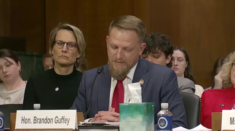 South Carolina House Rep. Brandon Guffey offers emotional testimony on the threats facing America’s youth online
