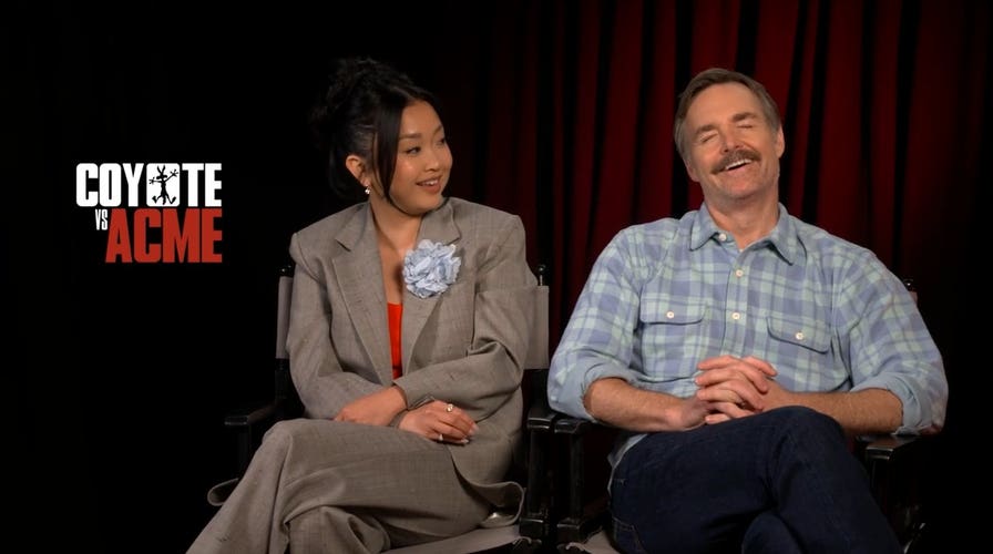Will Forte and Lana Condor on "Coyote Vs. Acme" and working with cartoon co-stars