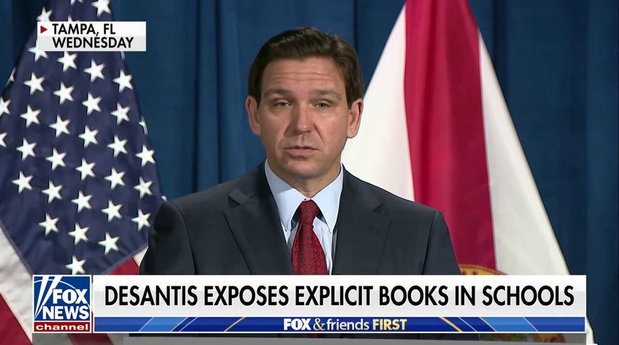 DeSantis exposes sexually explicit books in public schools in press conference