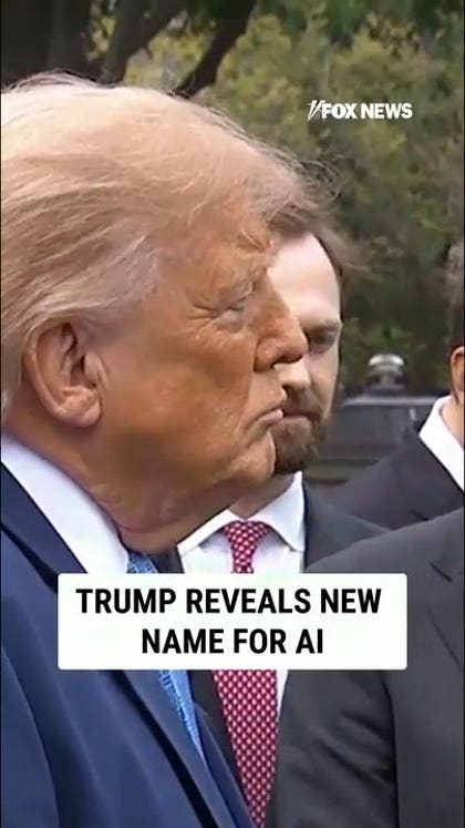 Trump reveals NEW name for artificial intelligence