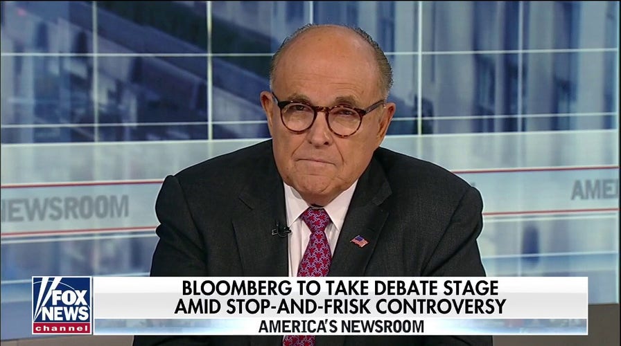 Rudy Giuliani on Bloombergs stop-and-frisk controversy