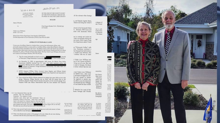 Florida couple killed at retirement home: Affidavit reveals details