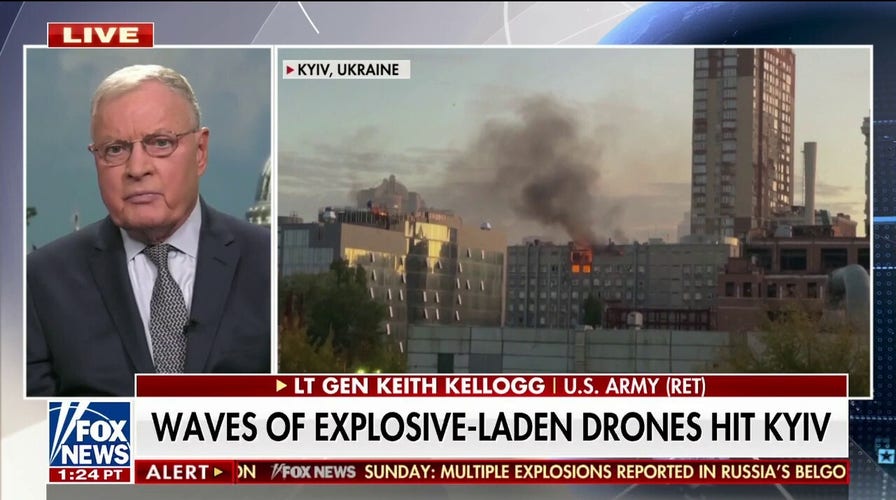 Ukraine needs air defense system to combat drone attacks: Lt. Gen. Keith Kellogg 