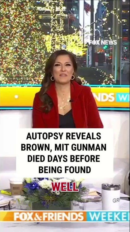 Autopsy reveals Brown, MIT gunman died DAYS before being found