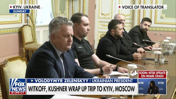Jared Kushner, Steve Witkoff wrap up peace talks in Kyiv, Moscow