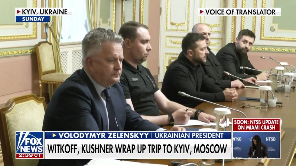 Jared Kushner, Steve Witkoff wrap up peace talks in Kyiv, Moscow