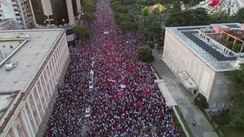 Albanians protest against government corruption