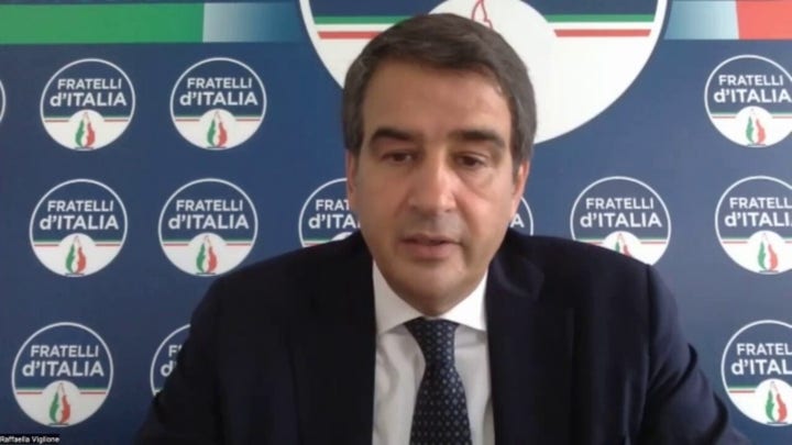 The Brothers of Italy political party says it strongly condemns Russia's invasion of Ukraine