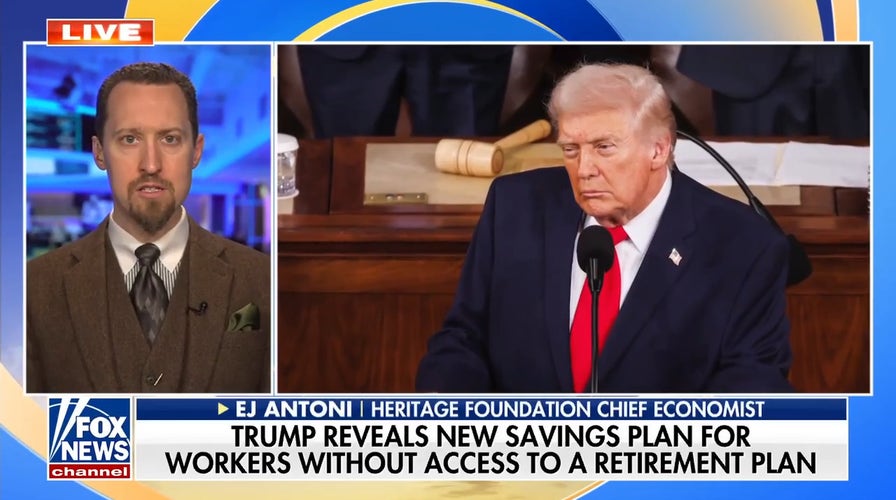 Trump unveils new savings plan for workers without access to a retirement plan