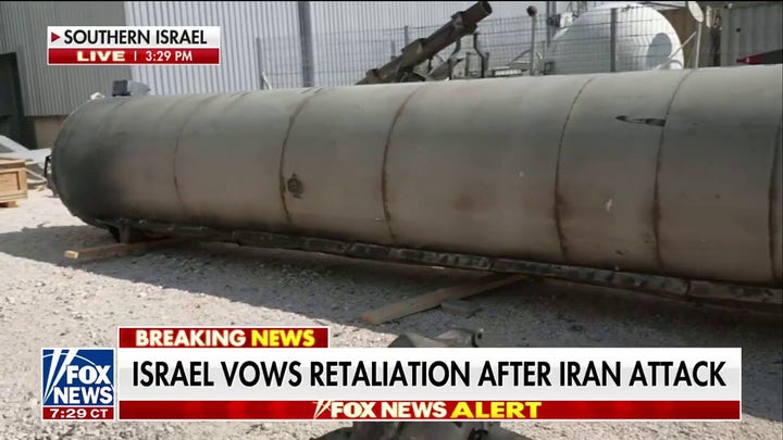Israeli forces recover 36-foot Iranian missile