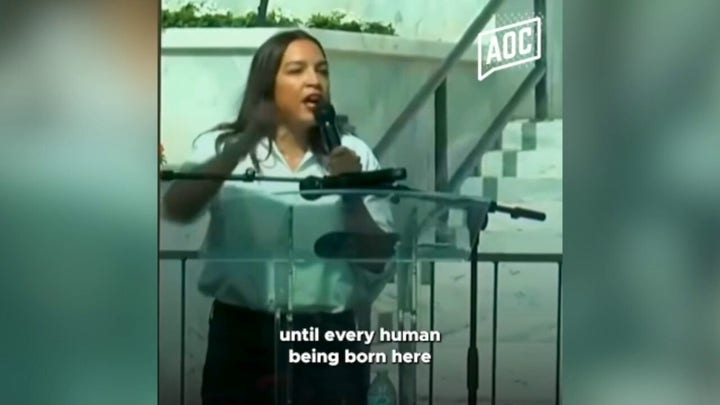 AOC tells New Yorkers to ‘pull up’ to Alabama during rally speech behind bulletproof glass