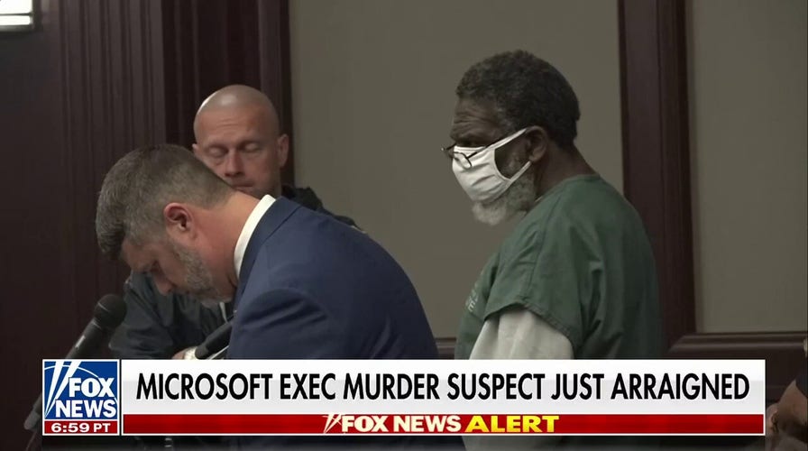 Suspect accused of murdering Microsoft executive arraigned 