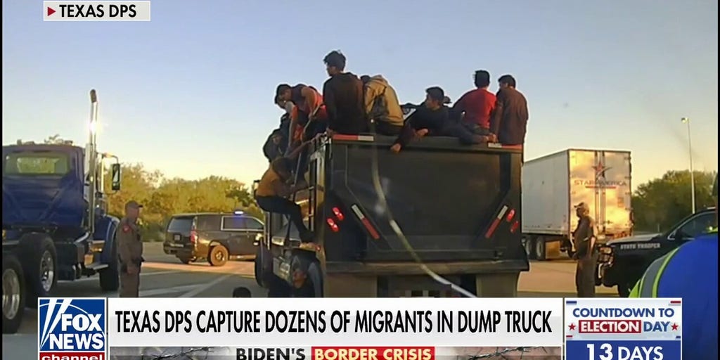 Texas DPS finds over 100 migrants being smuggled in dump truck Fox(00)