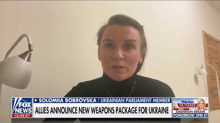 Ukraine's 'solution will be found on the battlefield': Solomiia Bobrovska