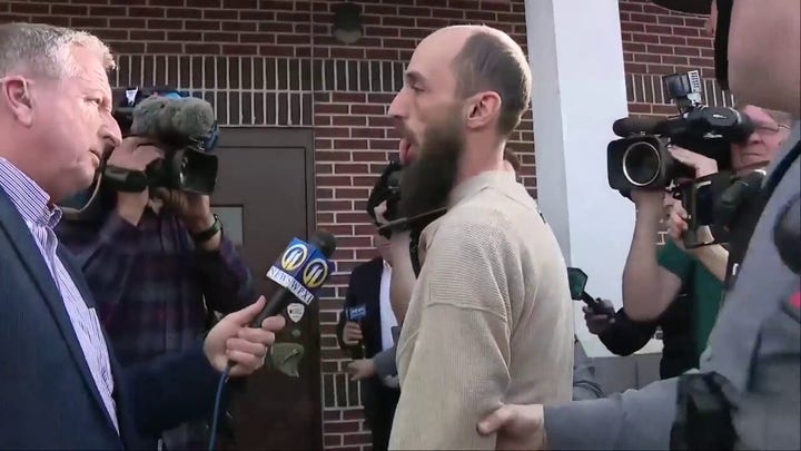 PA governor's mansion arson attack suspect arrives in court for arraignment