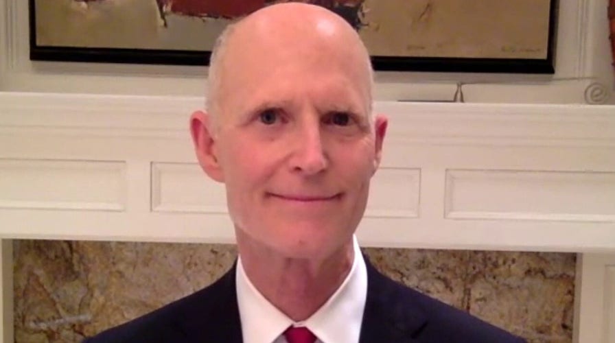 Sen. Rick Scott on battle over coronavirus bailouts for blue states