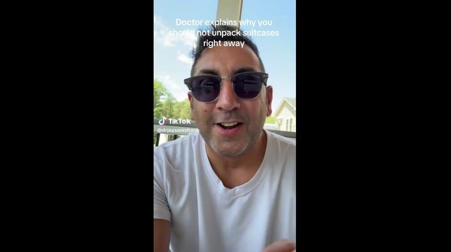 La publicación de un médico en las redes sociales revela "por qué no debes deshacer la maleta" inmediatamente después de viajar