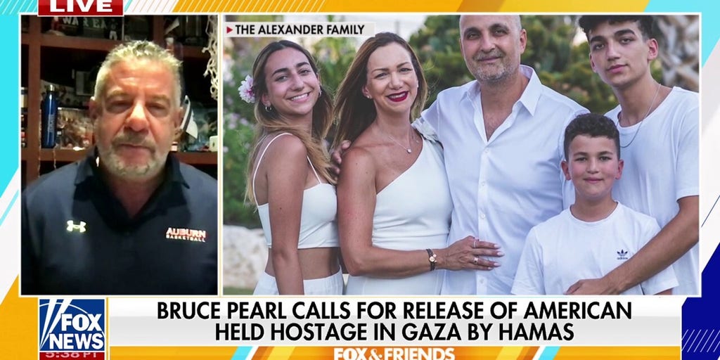 Auburn basketball coach calls for hostage's release from Gaza, issues plea to call out 'good and evil'