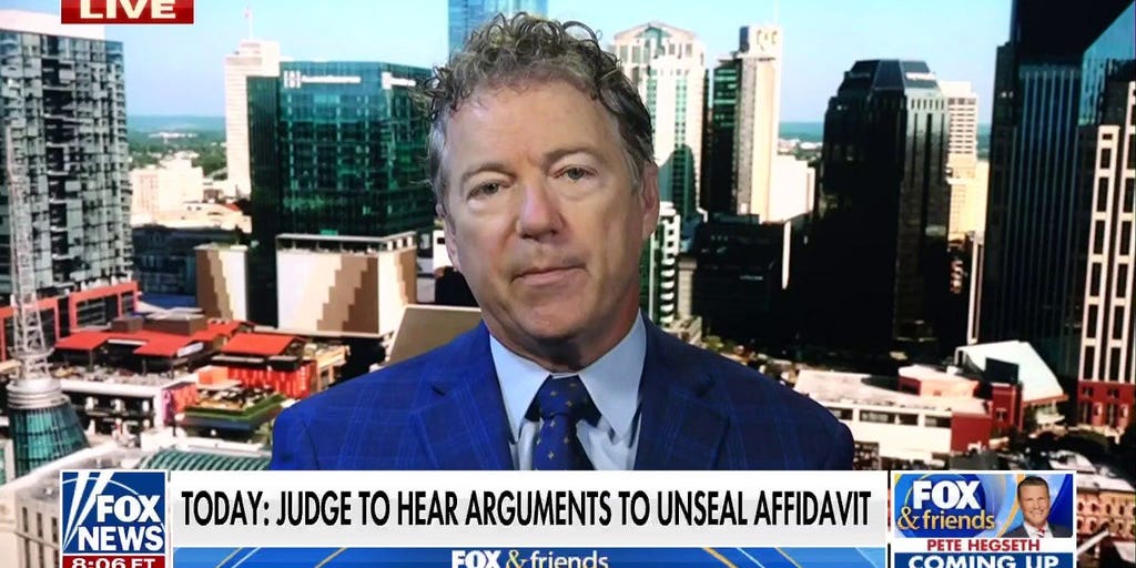 Rand Paul: ‘Burden of proof’ for Mar-a-Lago raid is on FBI | Fox News Video