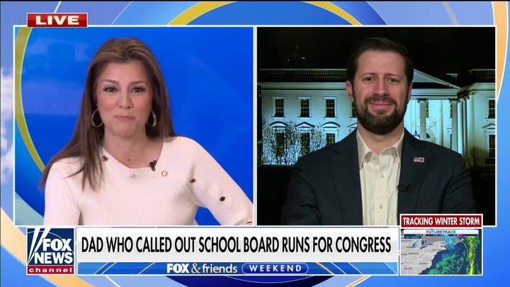 Virginia dad who went viral over calling out Loudoun County school board running for Congress
