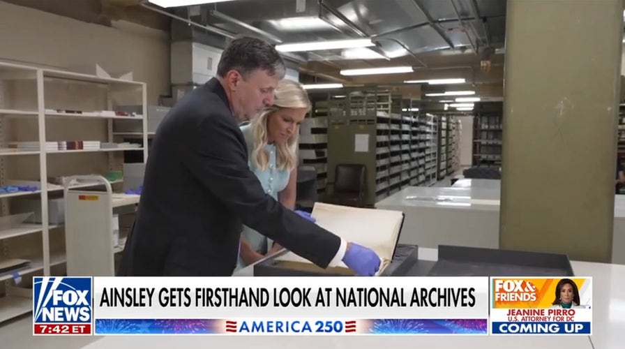‘Fox & Friends’ gets a firsthand look at National Archives operations