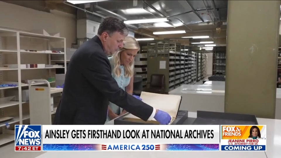‘Fox & Friends’ gets a firsthand look at National Archives operations