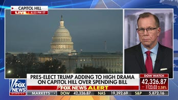 High drama ensues over spending bill