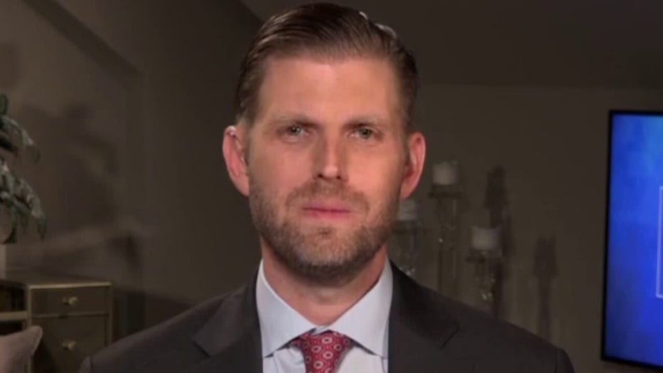 Eric Trump rips Biden after first press conference in 89 ...