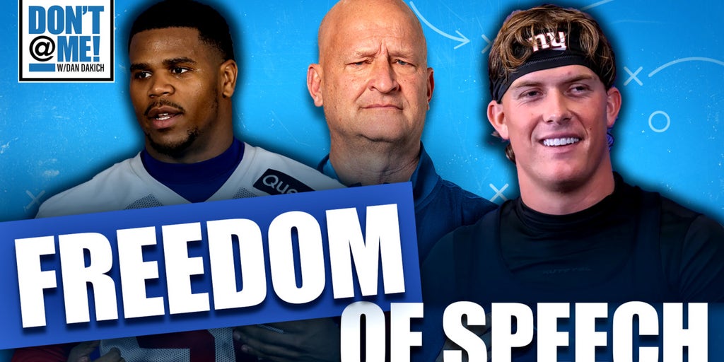 Giants' Abdul Carter Is Making A FOOL Out of Himself With Jaxson Dart Feud | Don't @ Me w/ Dan Dakich