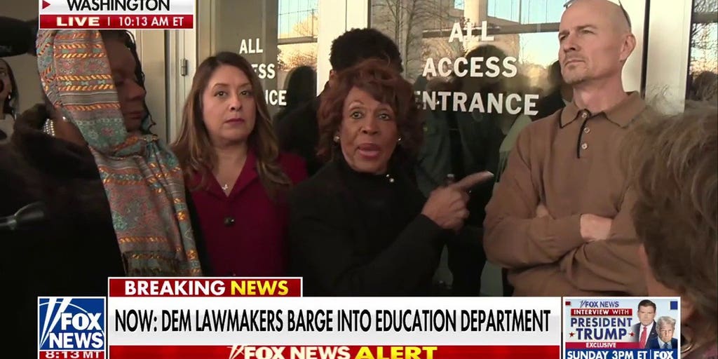 Democrats ambush Education Dept in attempt to force meetings | Fox News ...