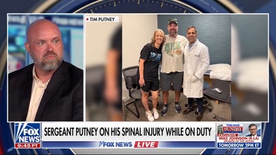Police sergeant recaps devastating spinal injury during National Police Week