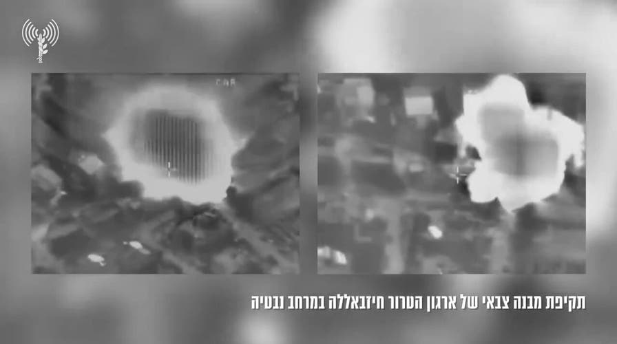 Israeli forces say airstrike targets Hezbollah in Lebanon