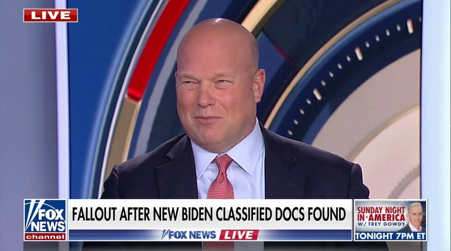 Matt Whitaker on fallout over Biden's classified document discovery: 'Maybe it wasn't inadvertent'